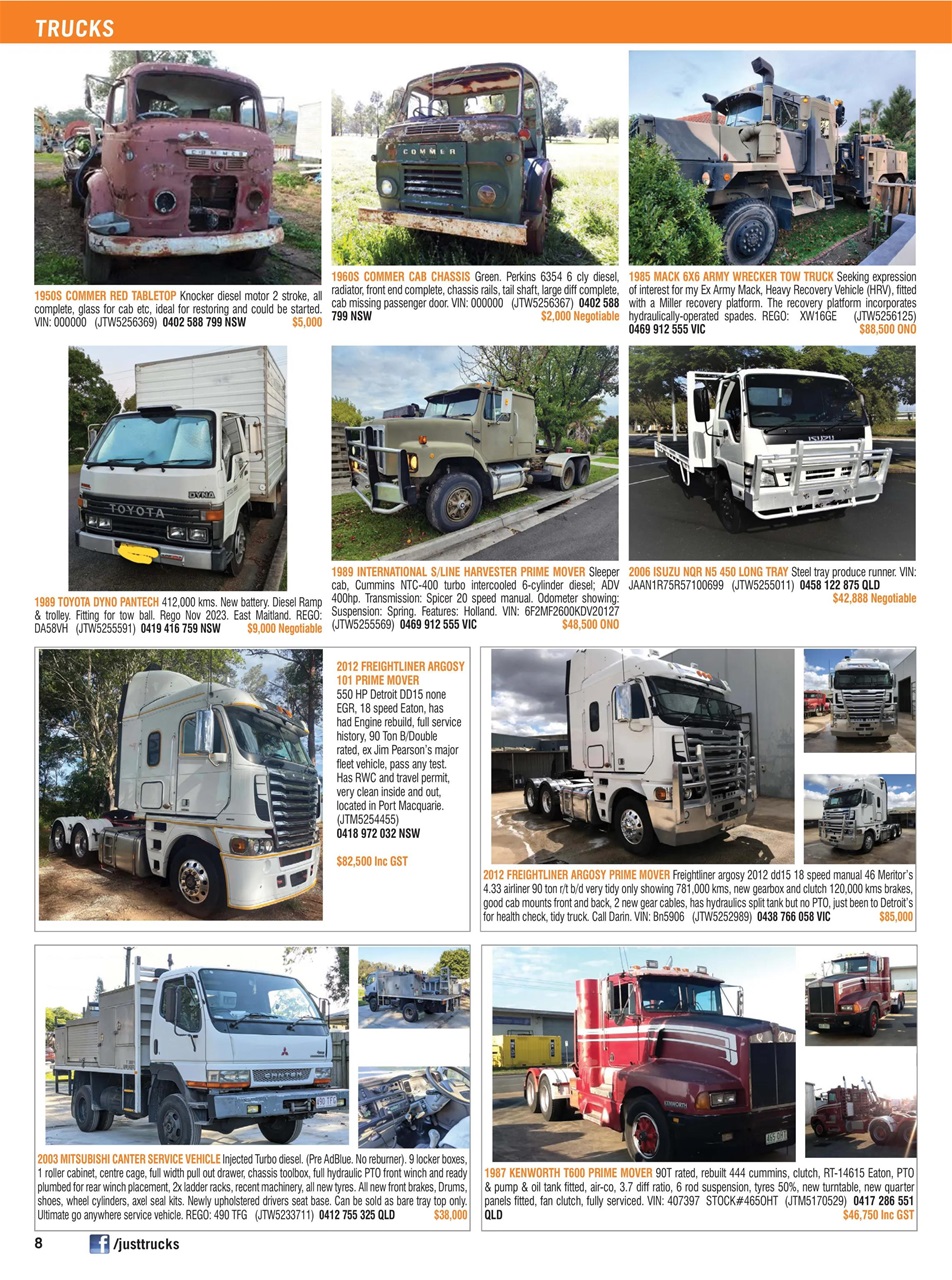 JUST TRUCKS Preview Pages
