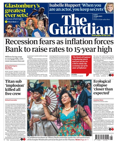 The Guardian Newspaper issue Friday, June 23, 2023