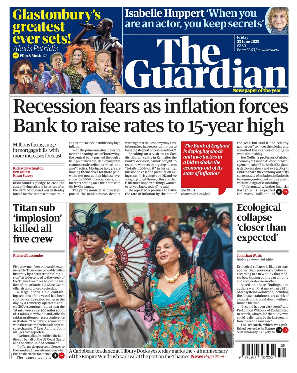 The Guardian Newspaper Preview Pages