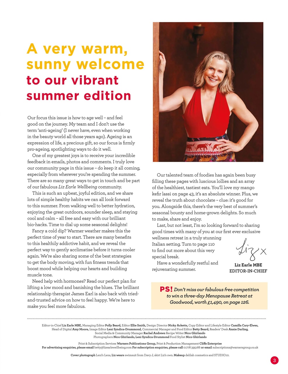 Liz Earle Wellbeing Preview Pages