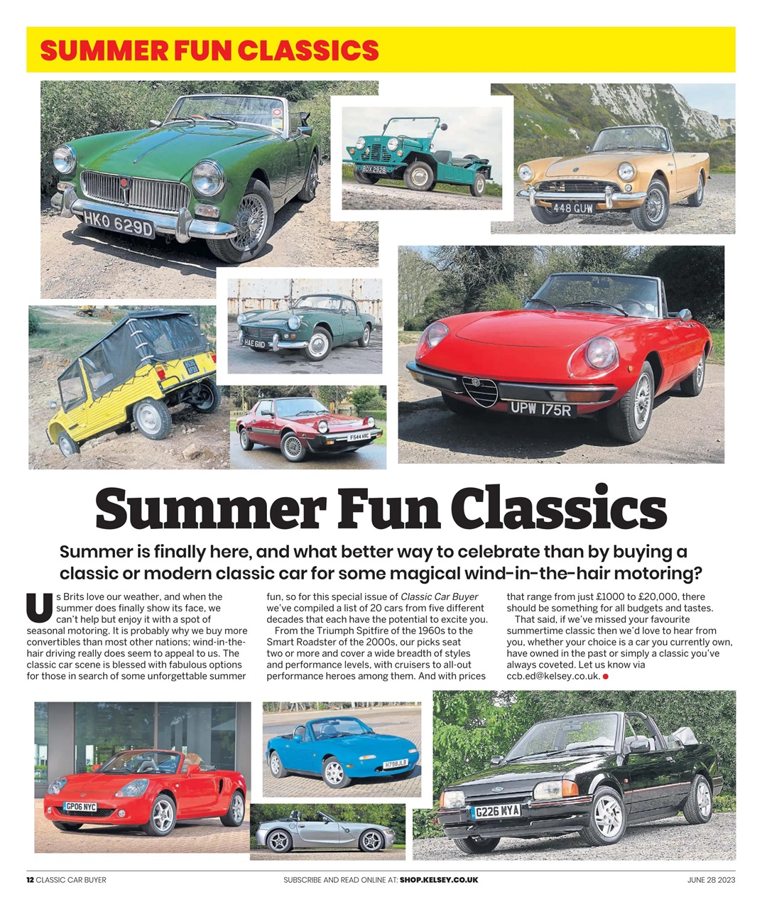 Classic Car Buyer Preview Pages