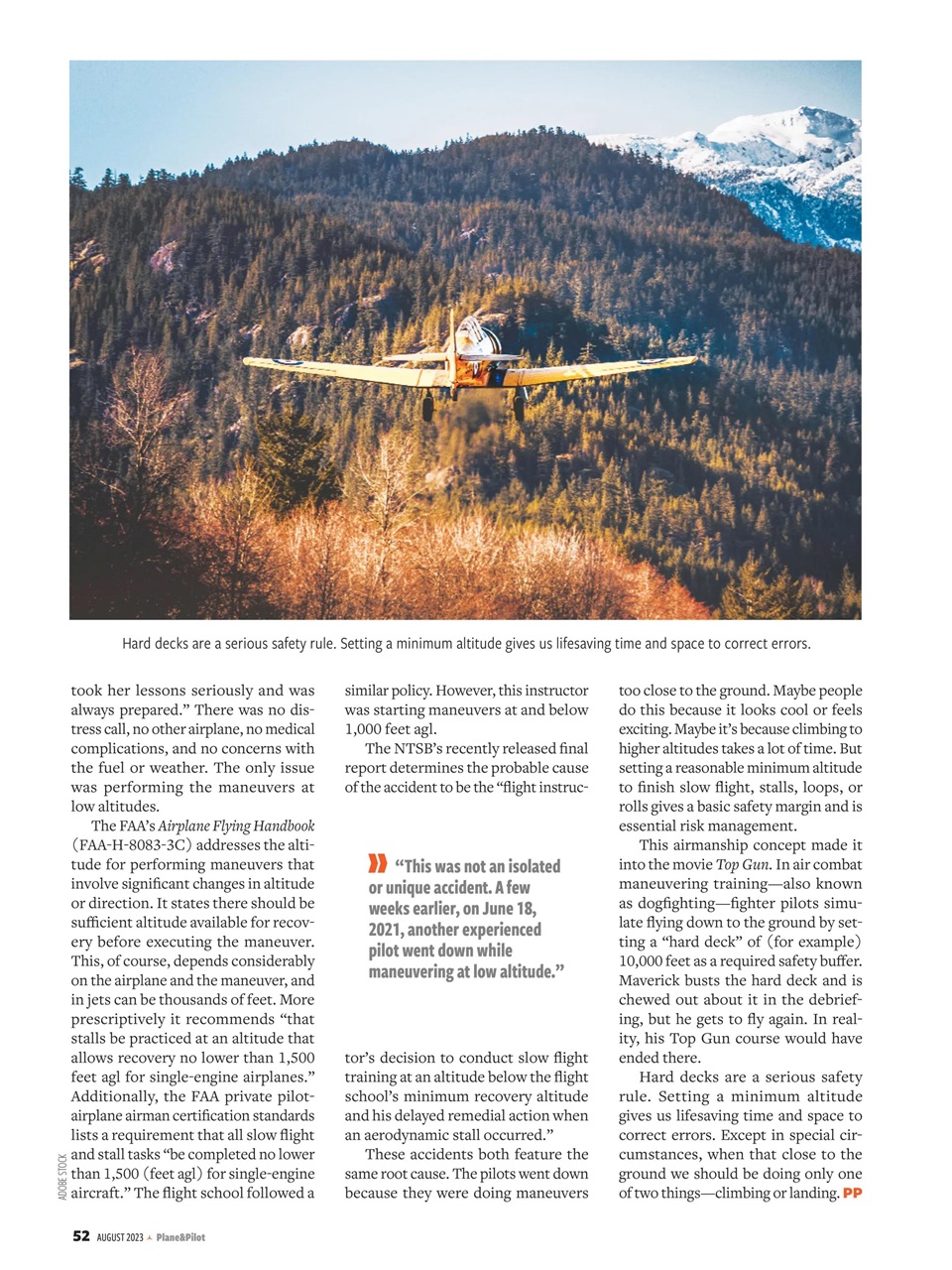 Plane & Pilot Preview Pages