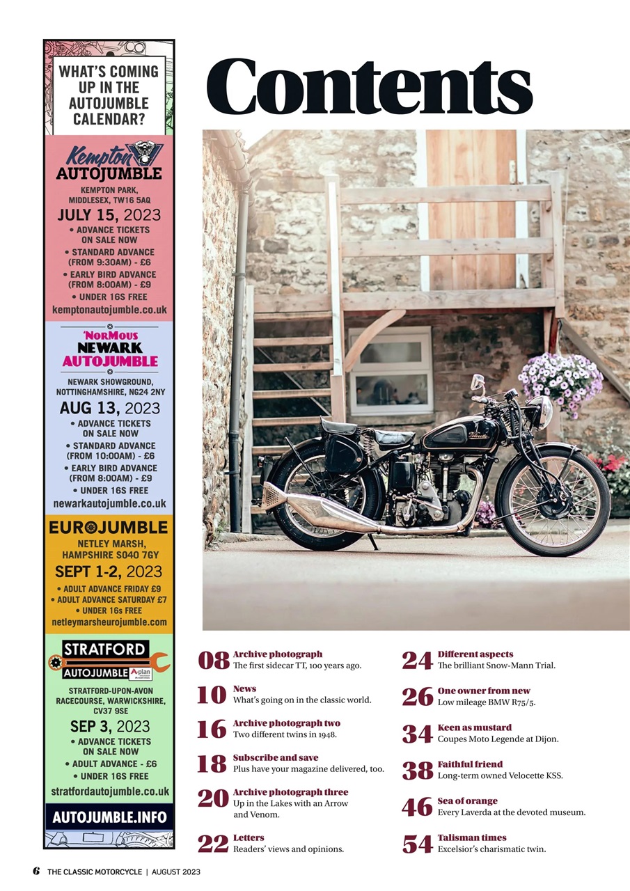 The Classic MotorCycle Preview Pages