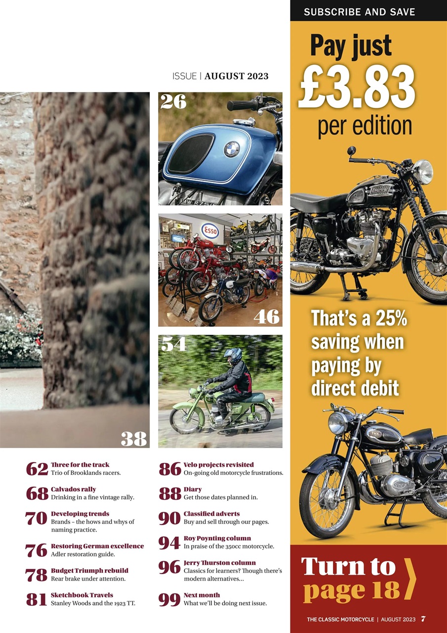 The Classic MotorCycle Preview Pages