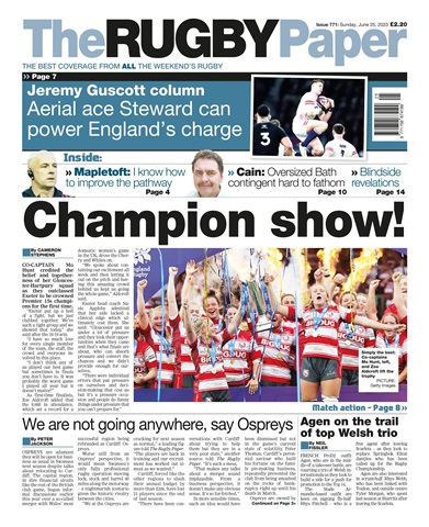 The Rugby Paper issue 25-Jun-2023