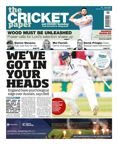 The Cricket Paper issue 25-06-2023