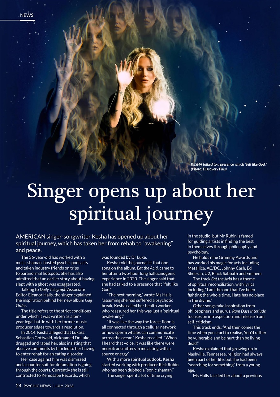 Psychic News Preview Pages