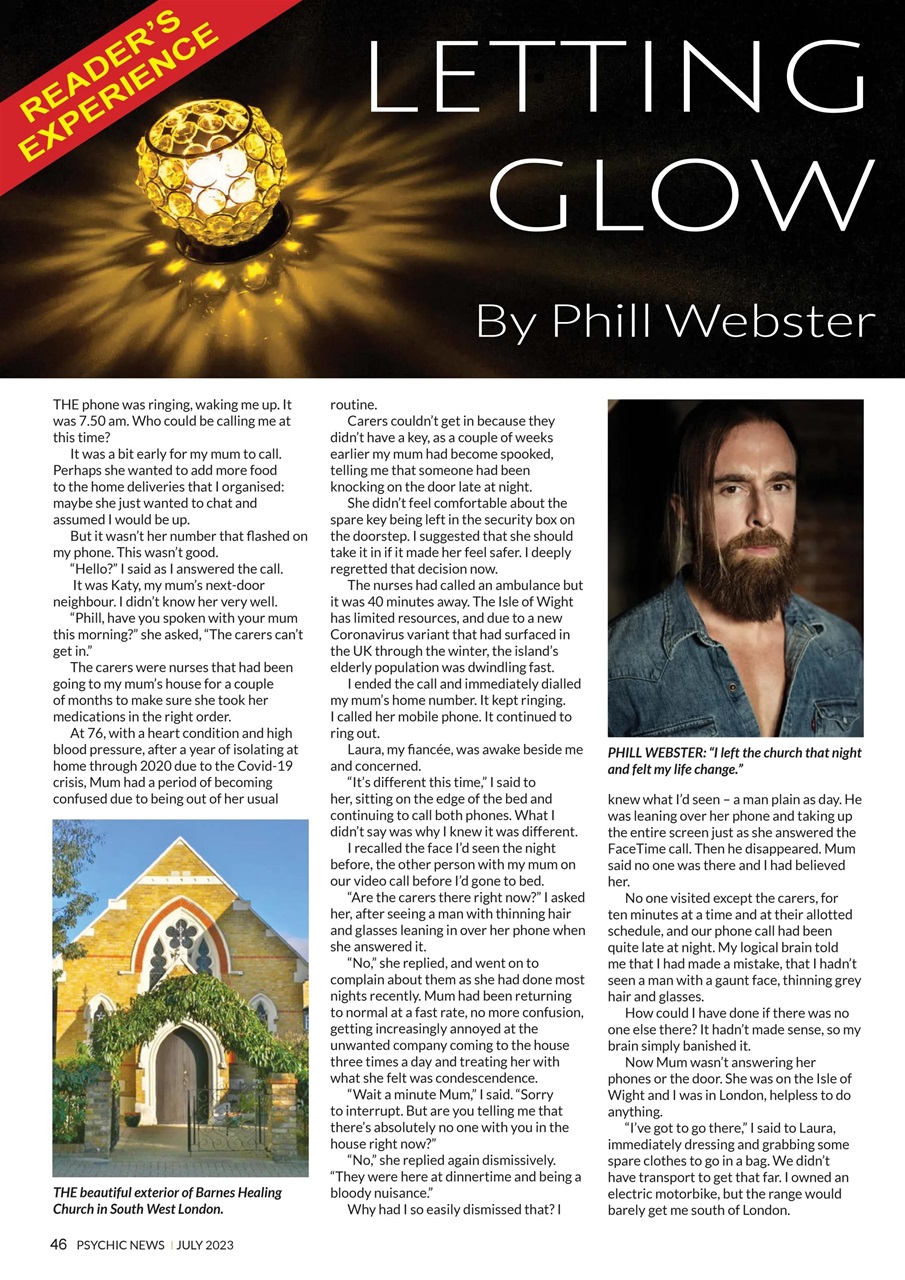 Psychic News Preview Pages