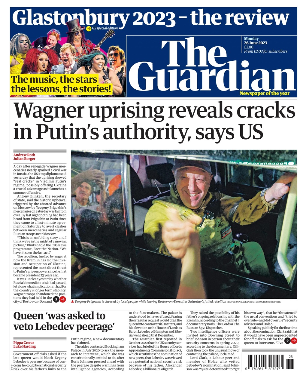 The Guardian Newspaper Preview Pages