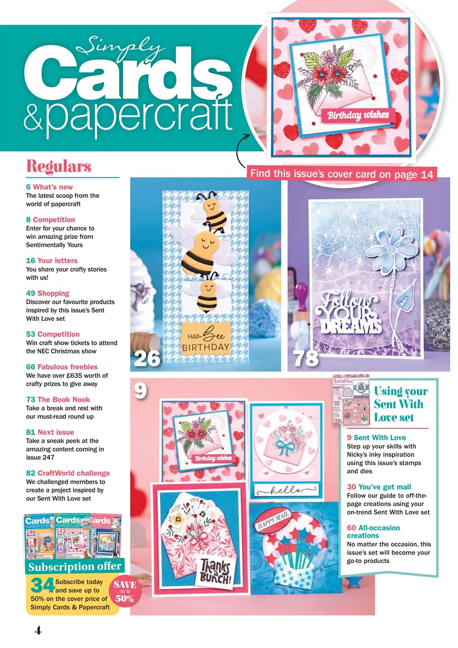 Simply Cards & Papercraft Preview Pages