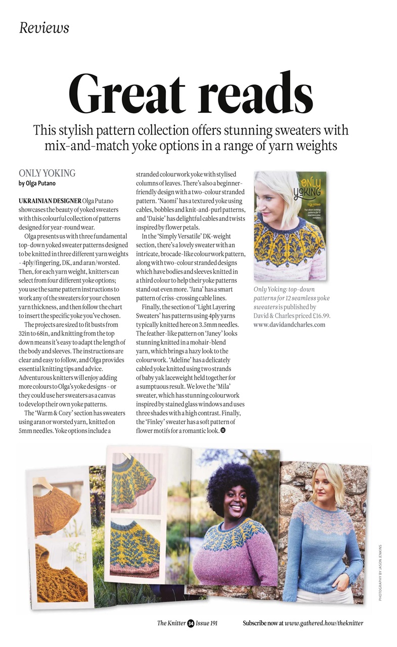 The Knitter Preview Pages