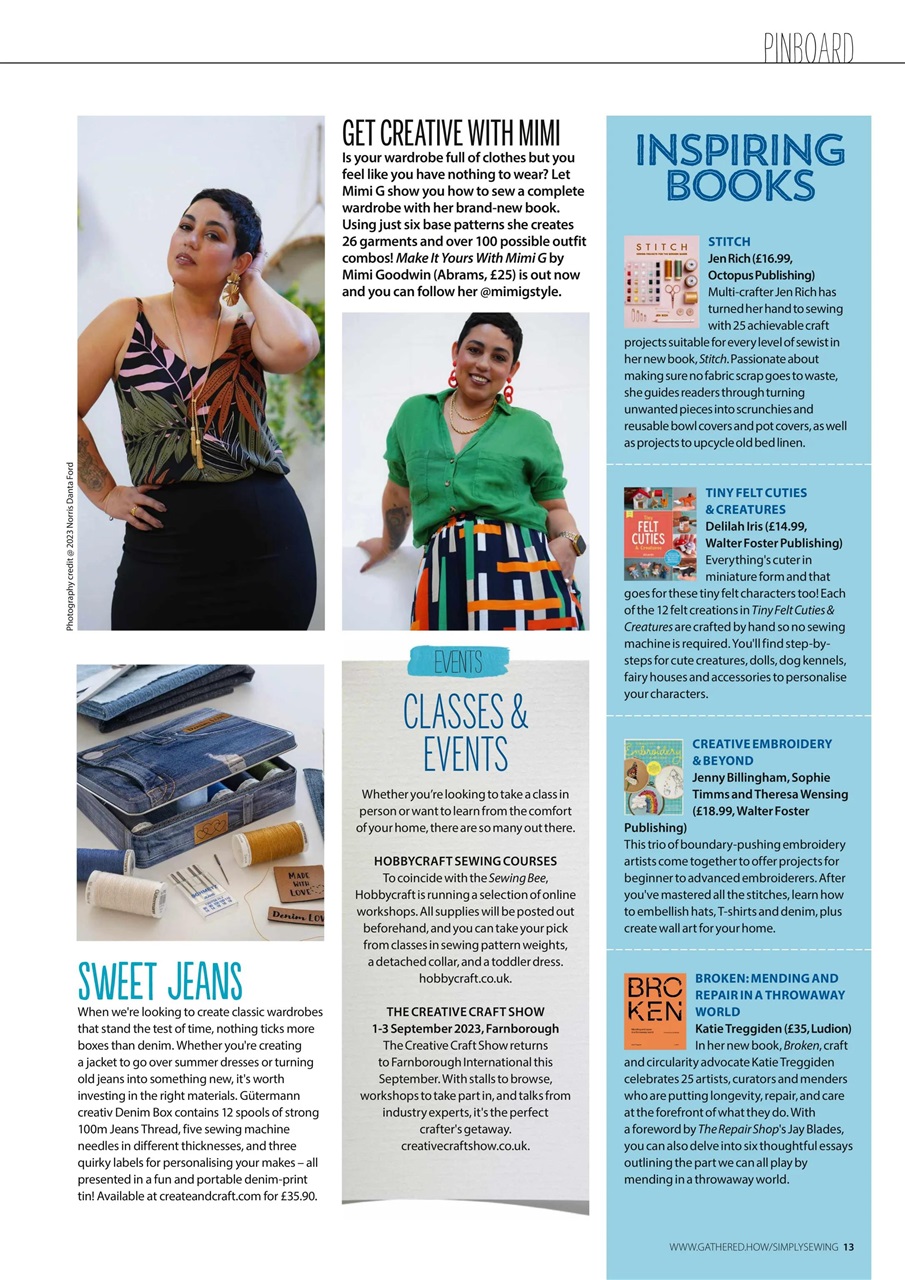 Simply Sewing Preview Pages