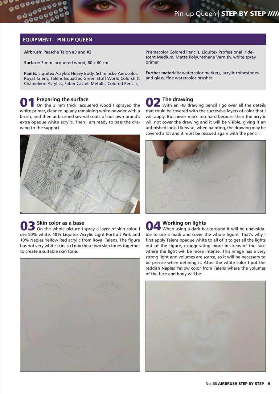 Airbrush Step by Step Preview Pages