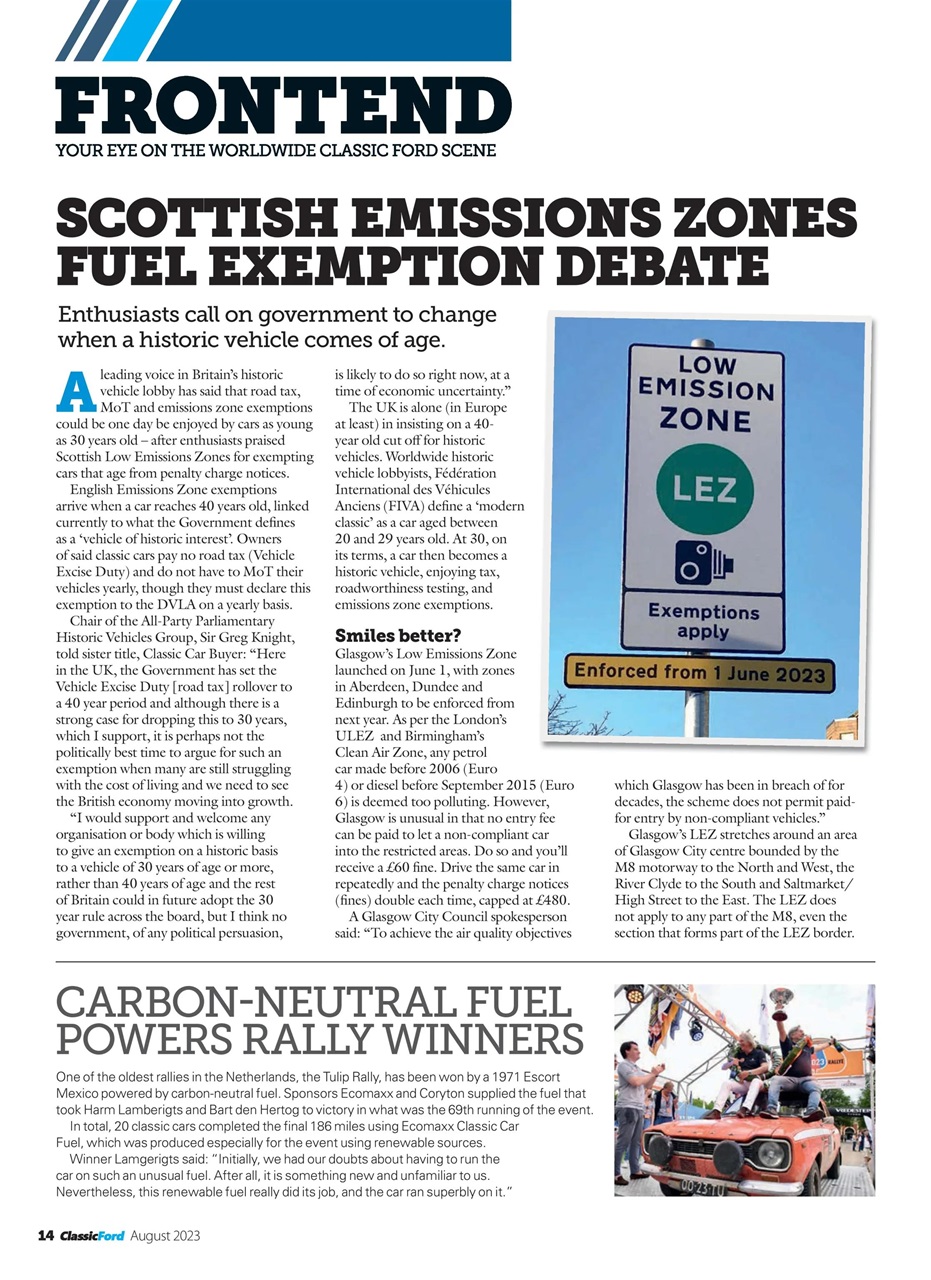 Classic Ford Preview Pages