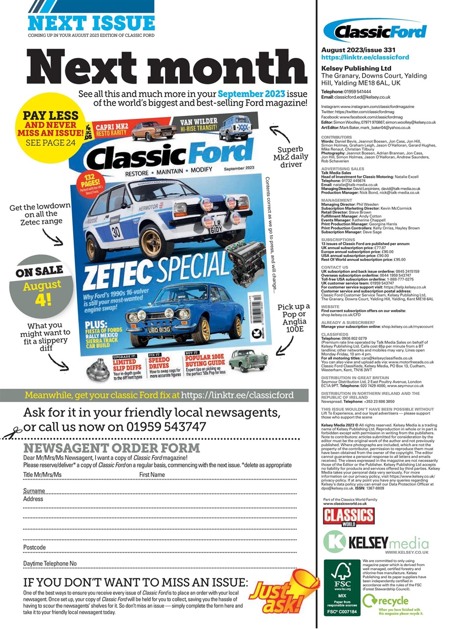 Classic Ford Preview Pages