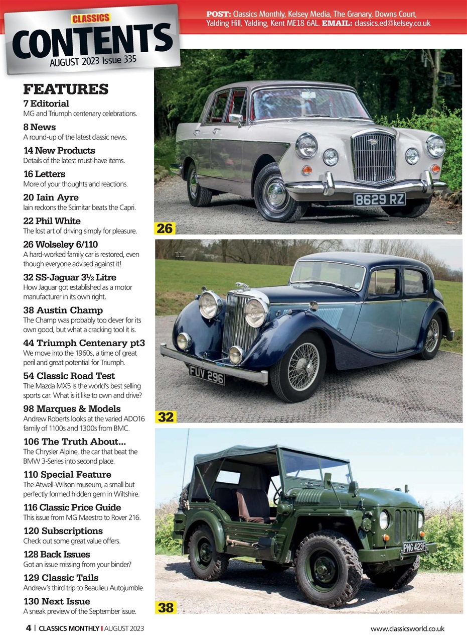 Classics World Preview Pages