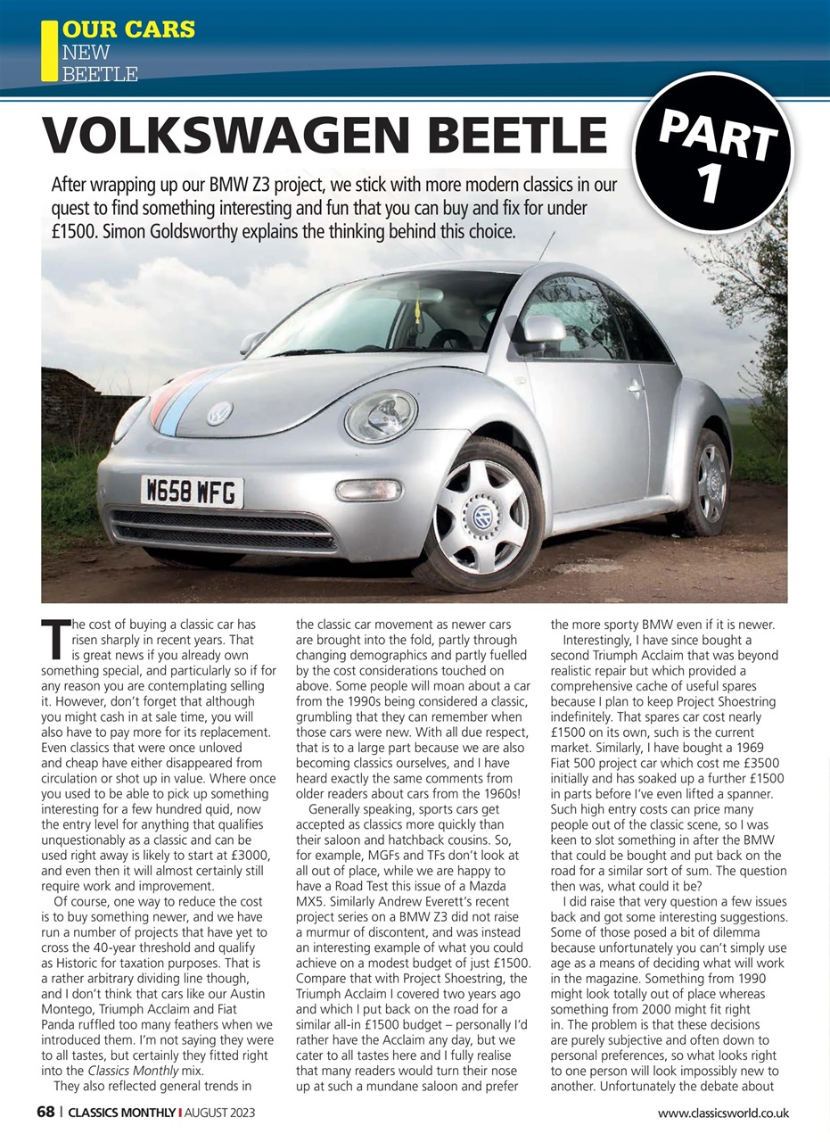 Classics World Preview Pages