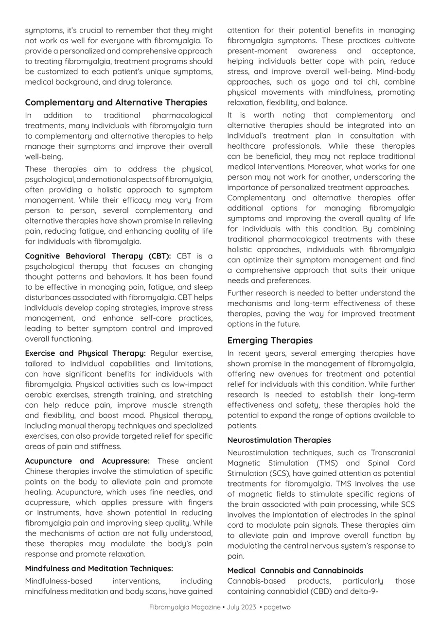 Fibromyalgia Magazine Preview Pages