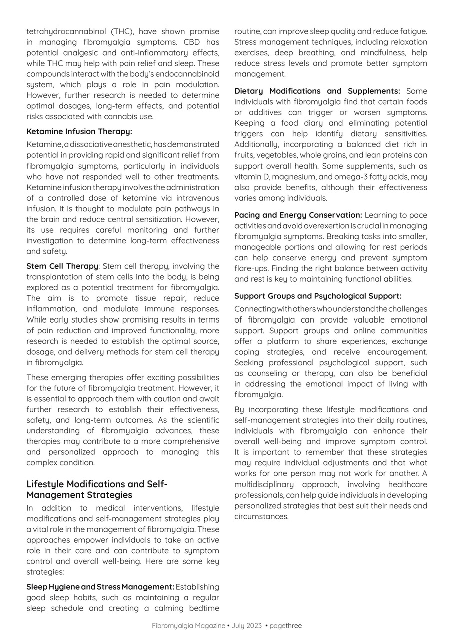 Fibromyalgia Magazine Preview Pages