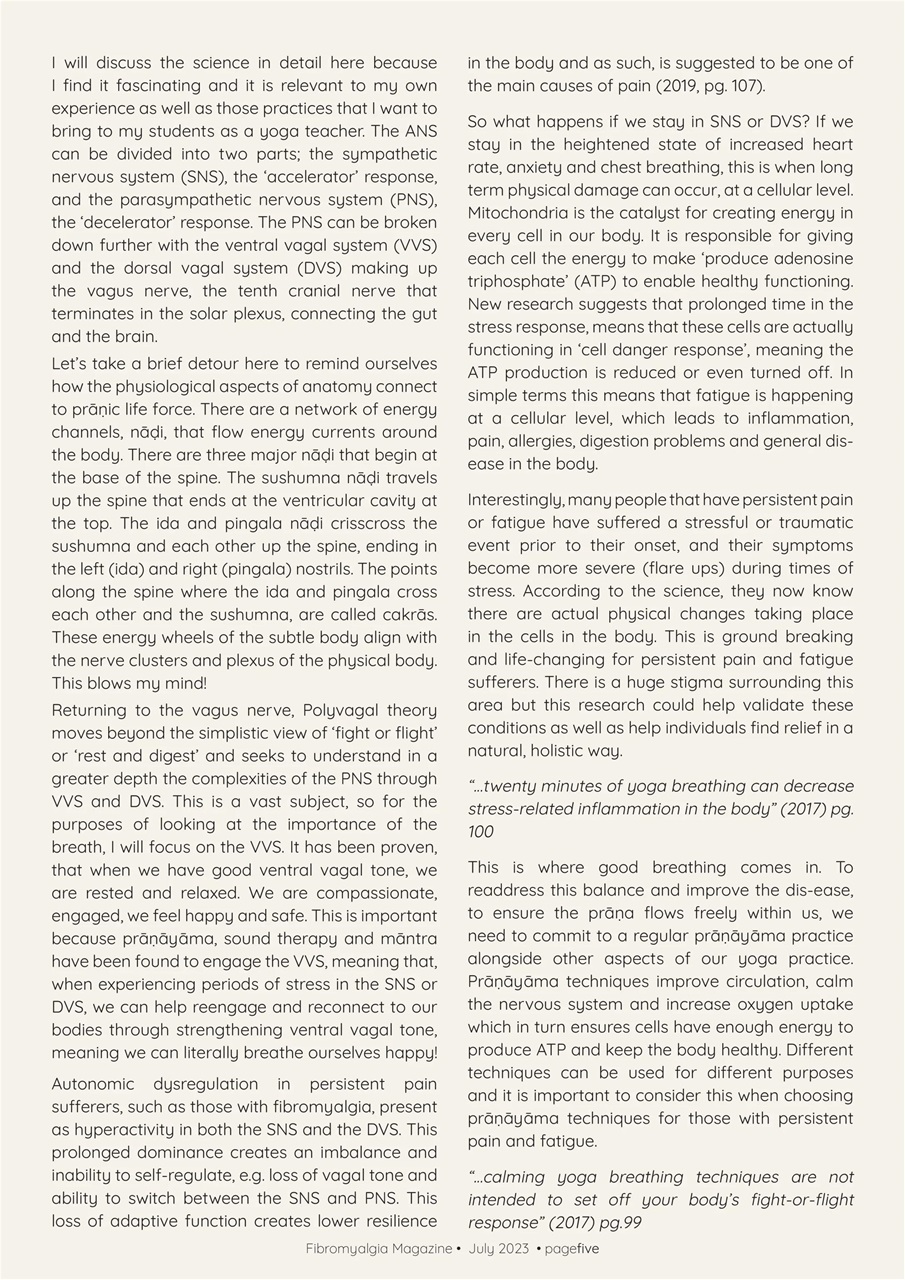 Fibromyalgia Magazine Preview Pages