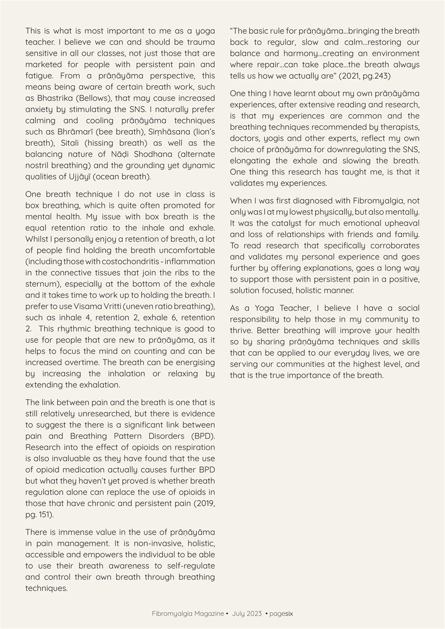 Fibromyalgia Magazine Preview Pages