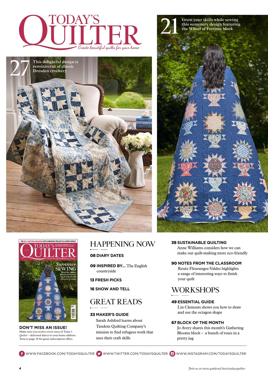 Today’s Quilter Preview Pages