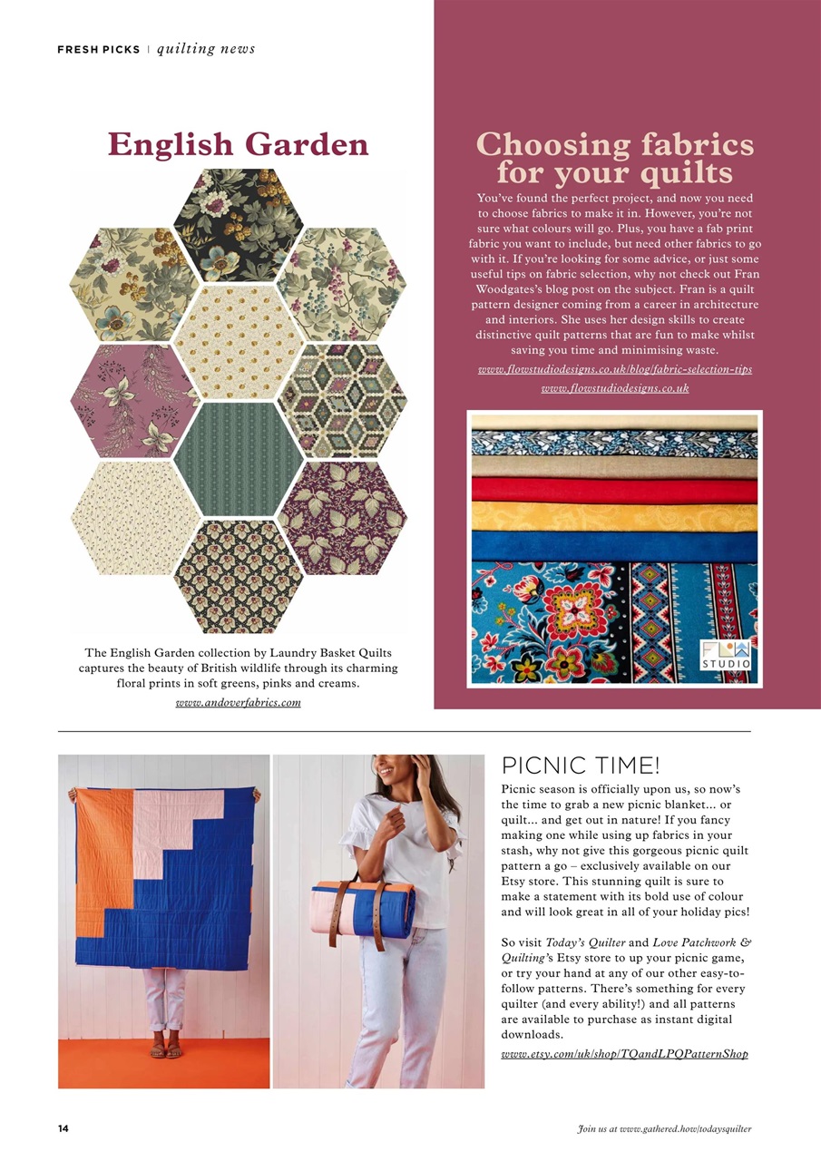 Today’s Quilter Preview Pages