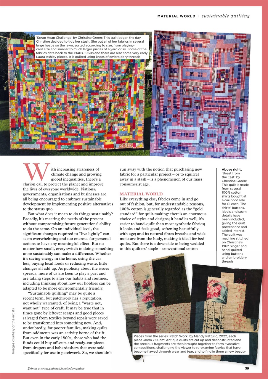 Today’s Quilter Preview Pages