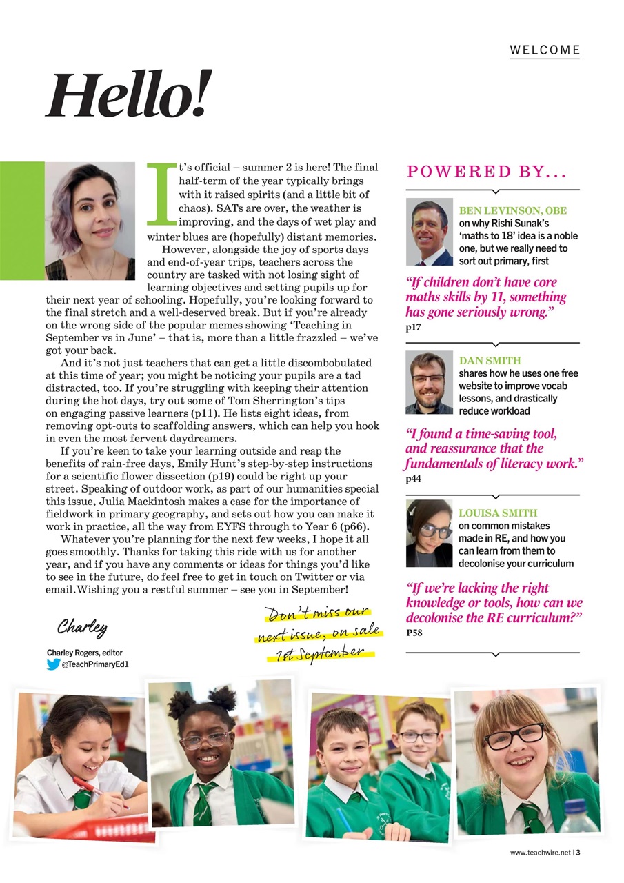 Teach Primary Preview Pages