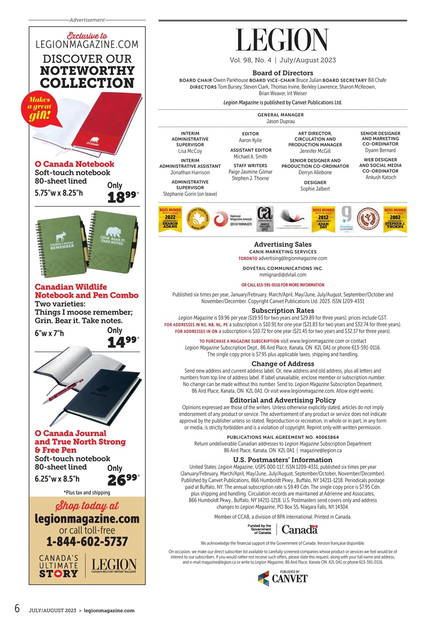 Legion Preview Pages