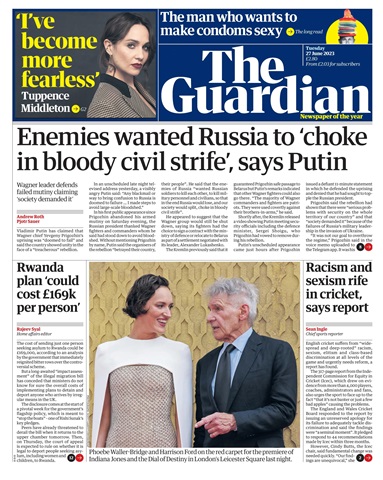 The Guardian Newspaper issue Tuesday, June 27, 2023