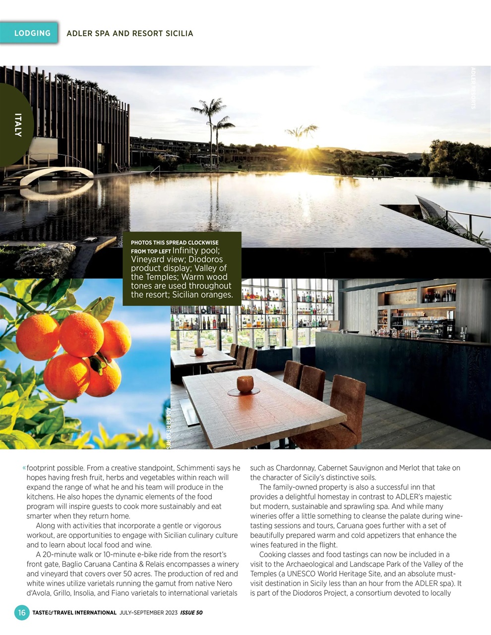Taste & Travel International Preview Pages