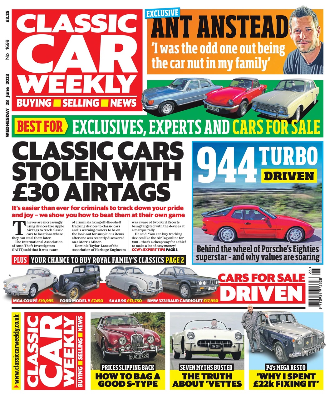 Classic Car Weekly Preview Pages
