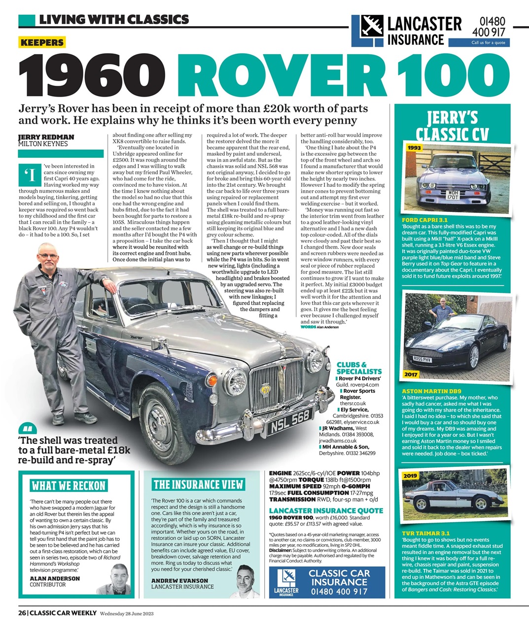 Classic Car Weekly Preview Pages