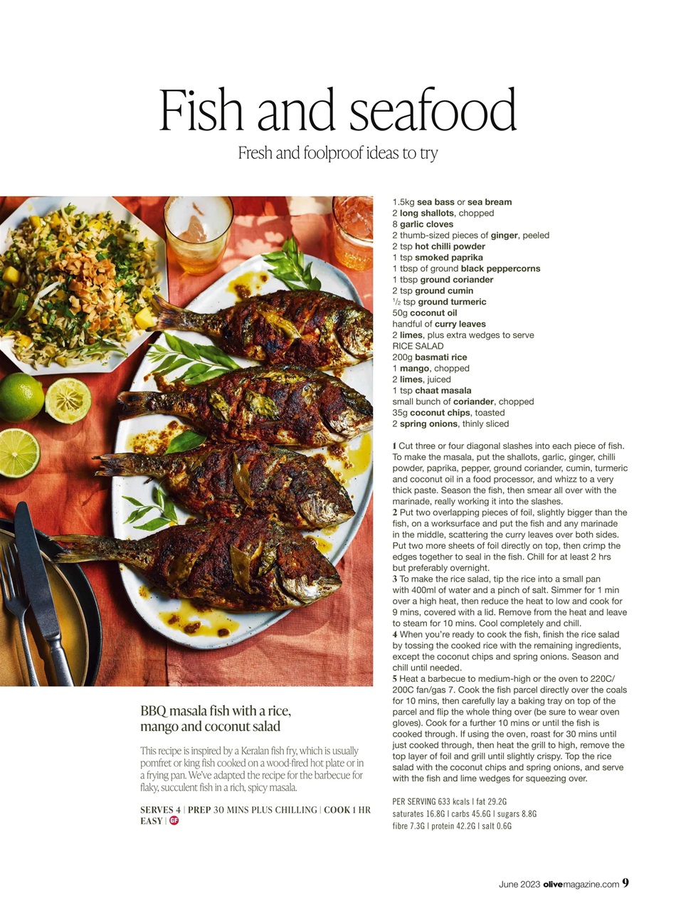 Olive Magazine Preview Pages