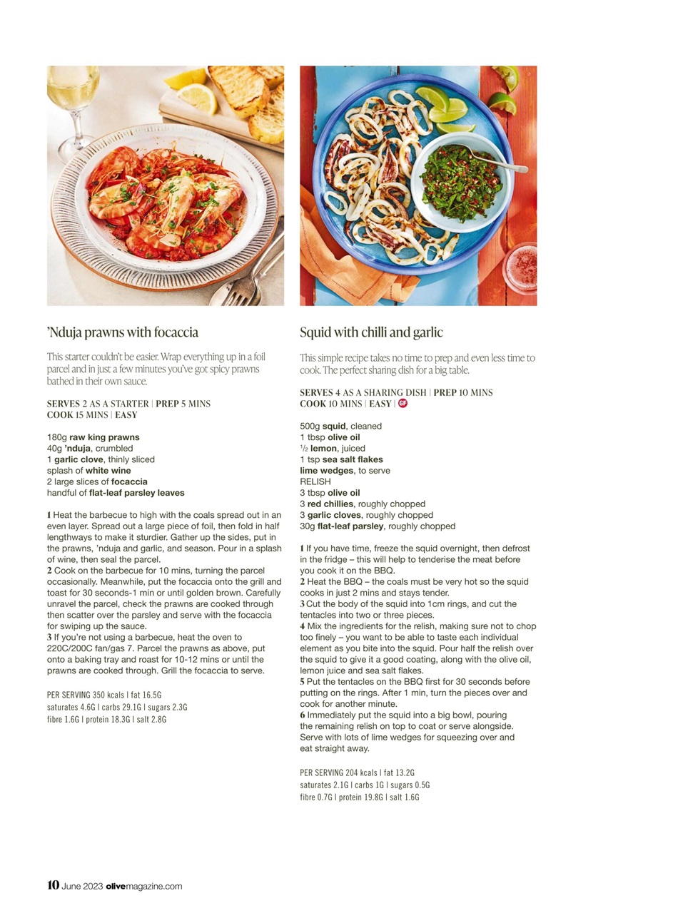 Olive Magazine Preview Pages