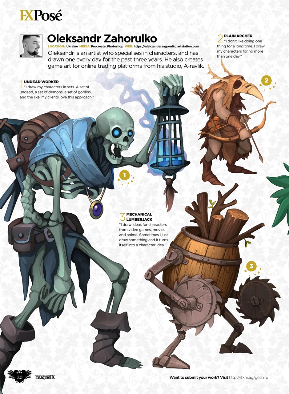 ImagineFX Preview Pages