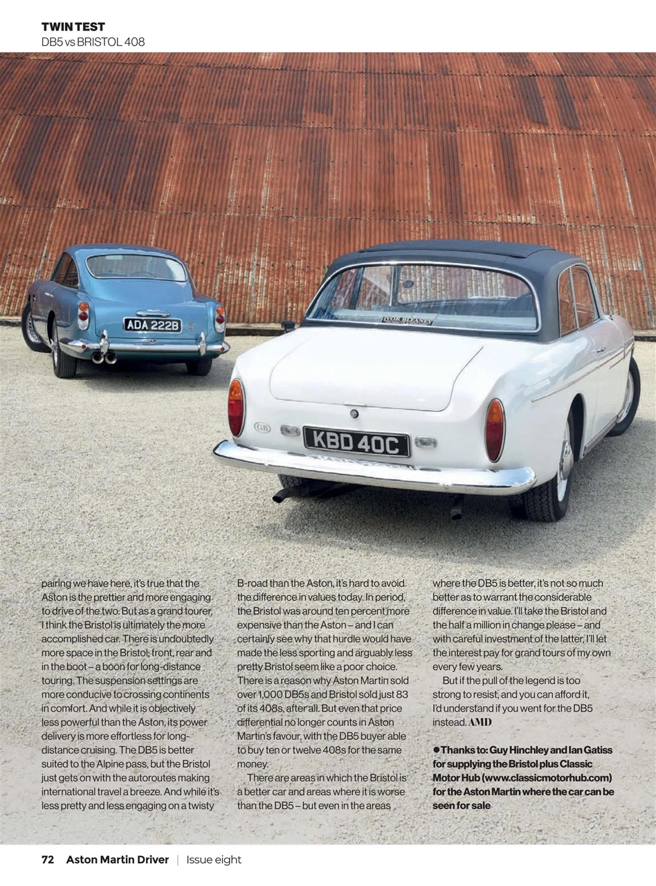 Aston Martin Driver Preview Pages