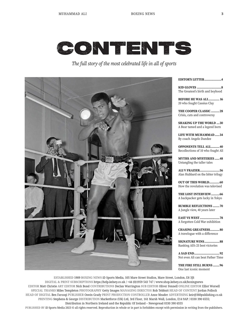 Boxing News Presents Preview Pages