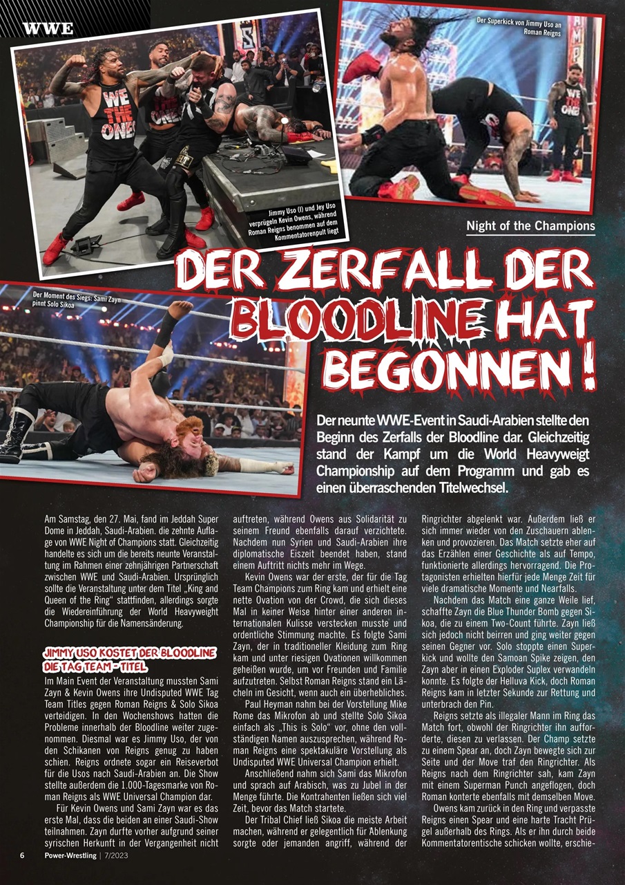 Power-Wrestling Preview Pages