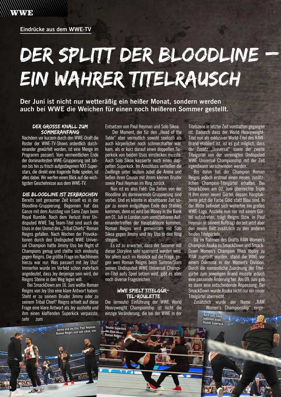 Power-Wrestling Preview Pages