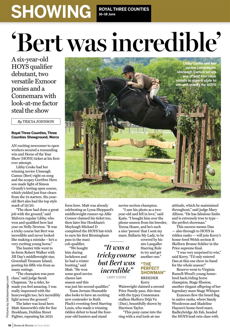 Horse & Hound Preview Pages
