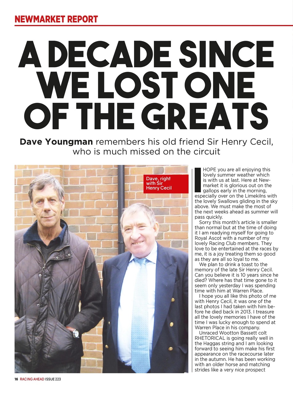 Racing Ahead Preview Pages