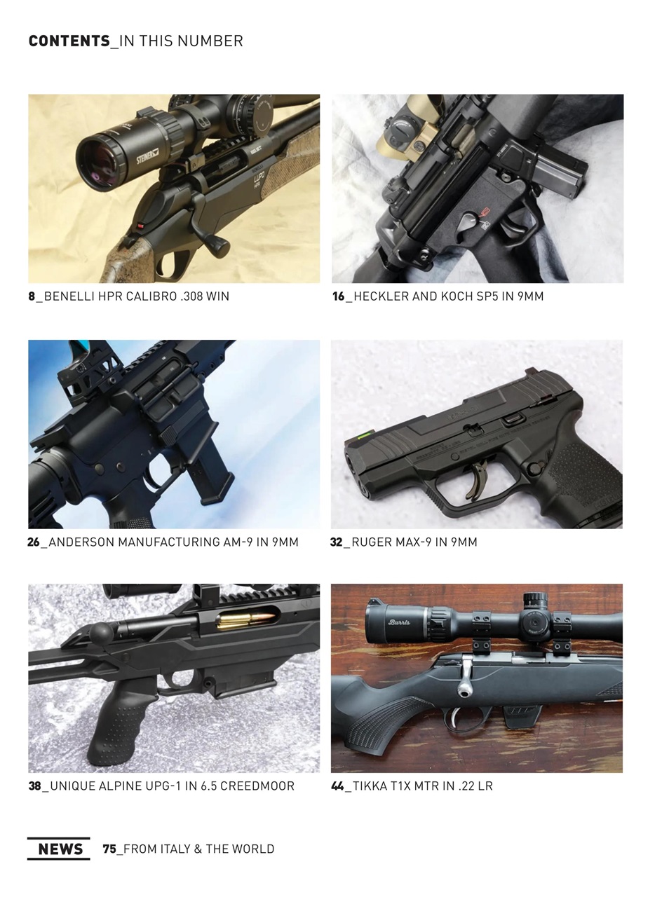 GUNS: The Italian Way Magazine Preview Pages