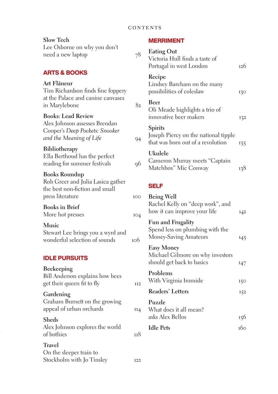 The Idler Magazine Preview Pages