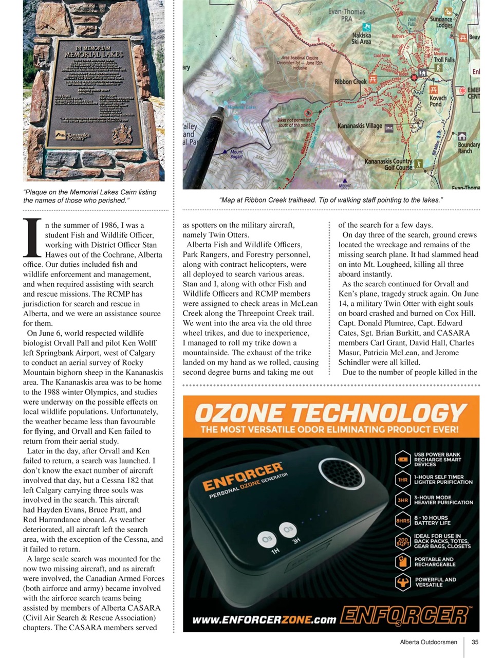 Alberta Outdoors Preview Pages