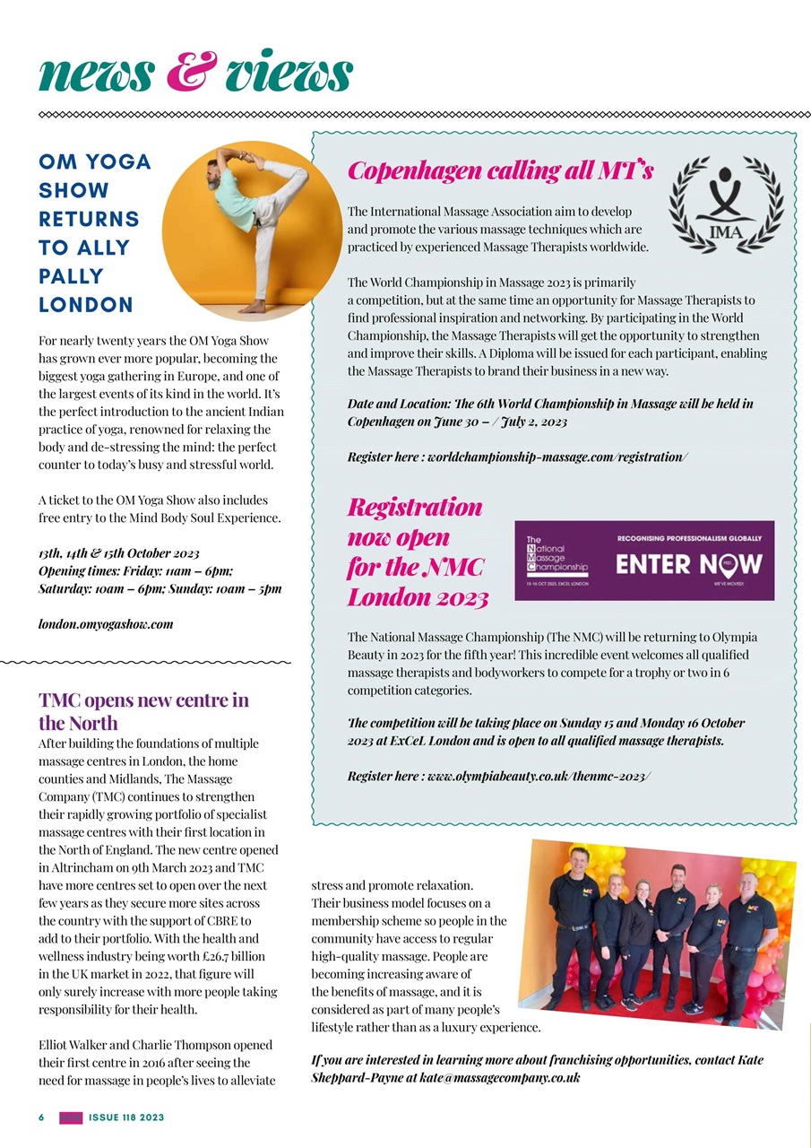 Massage World Preview Pages