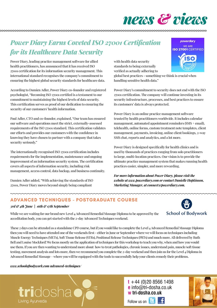 Massage World Preview Pages