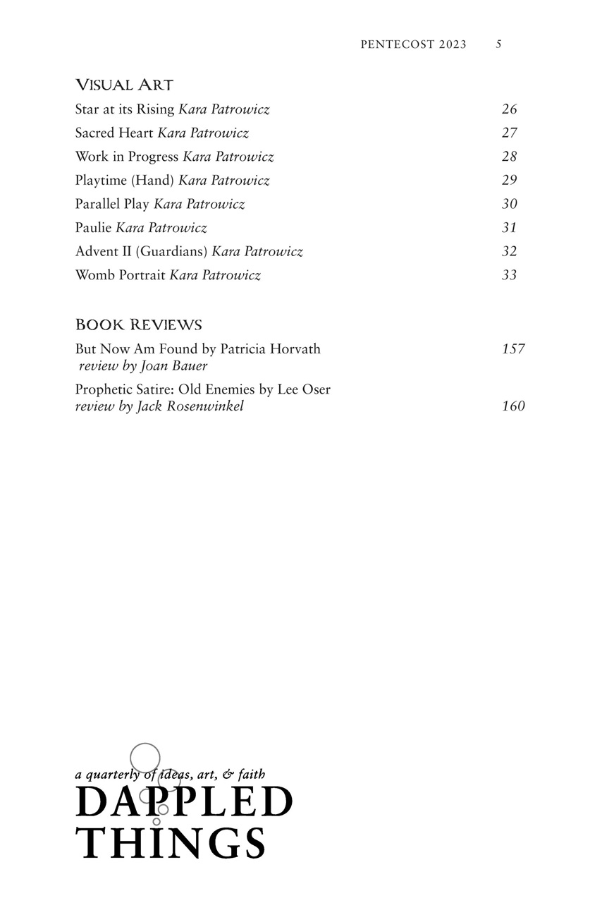 Dappled Things Preview Pages