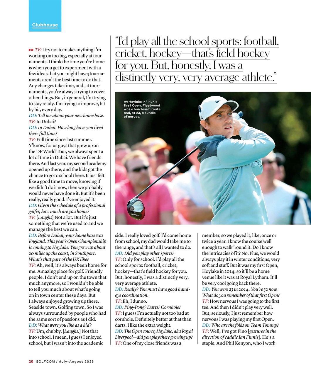 Golf Magazine Preview Pages